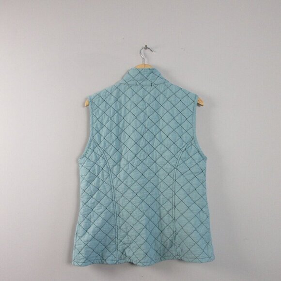 Cut Loose Women Parachute Vest M Green‎ Zip Front Quilted Lightweight Travel 348 - Picture 2 of 11